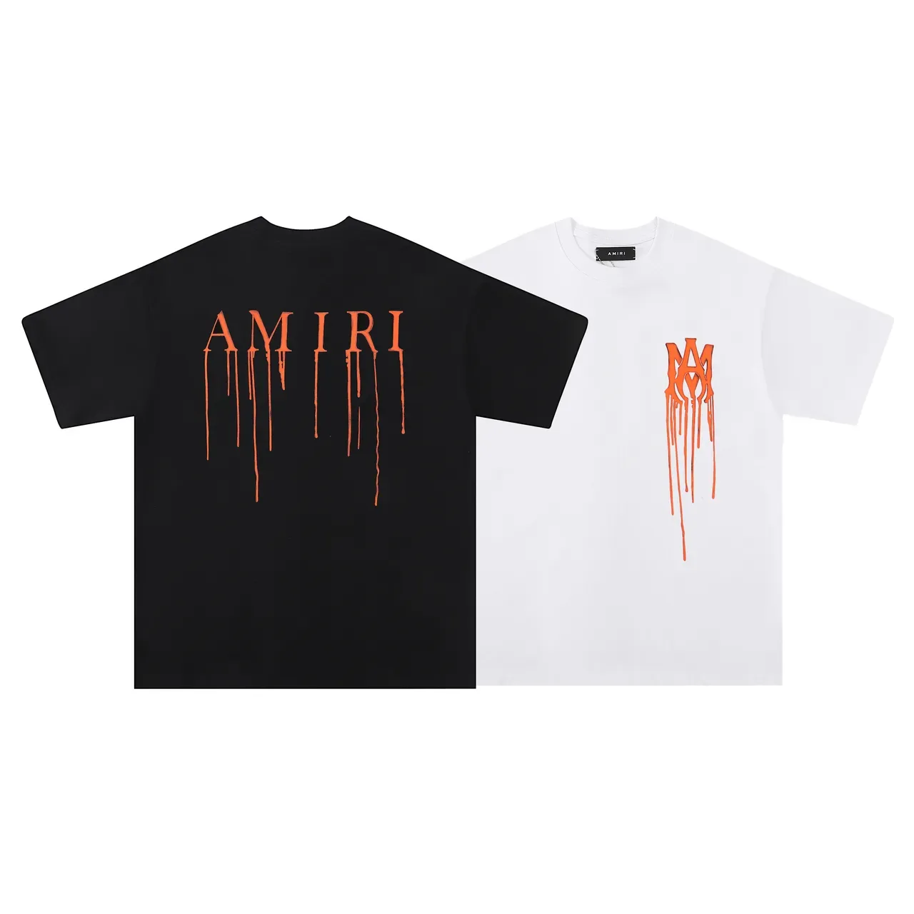 تيشيرت جرافيك Amiri بشعار متقطر 7
