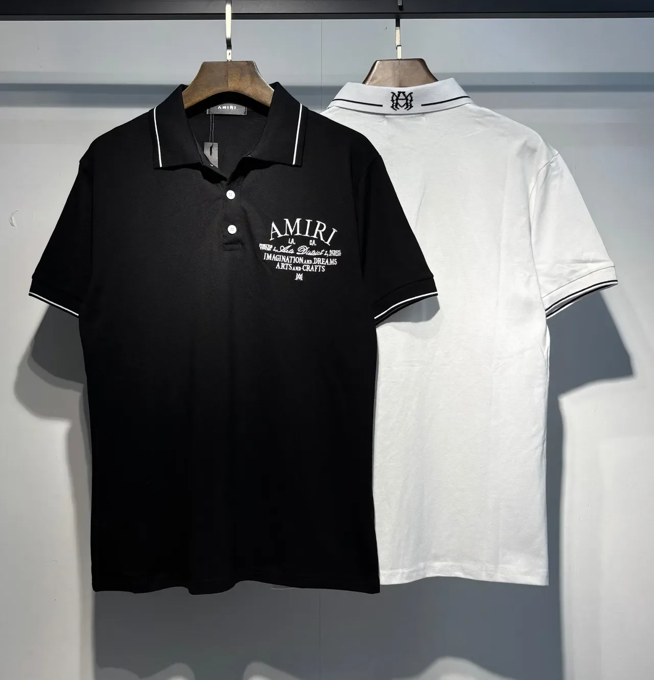 Amiri Chemise Polo avec Graphique Brodé 2