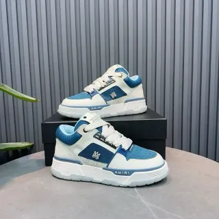 Amiri MA Court Blancos y Azules Zapatillas Lifestyle