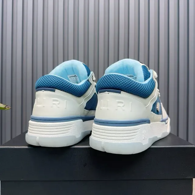 Amiri MA Court Blancs et Bleus Sneakers Lifestyle 2