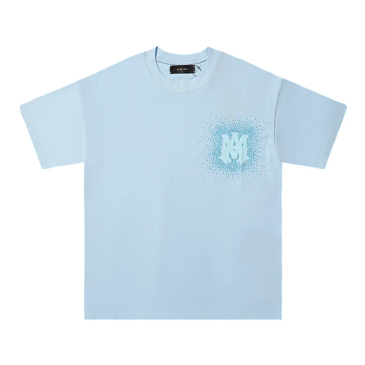 Camiseta Amiri de monograma con puntos degradados 5