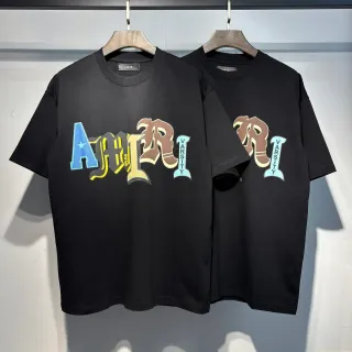 Amiri Varsity Graphic Oversized Black T-Shirt