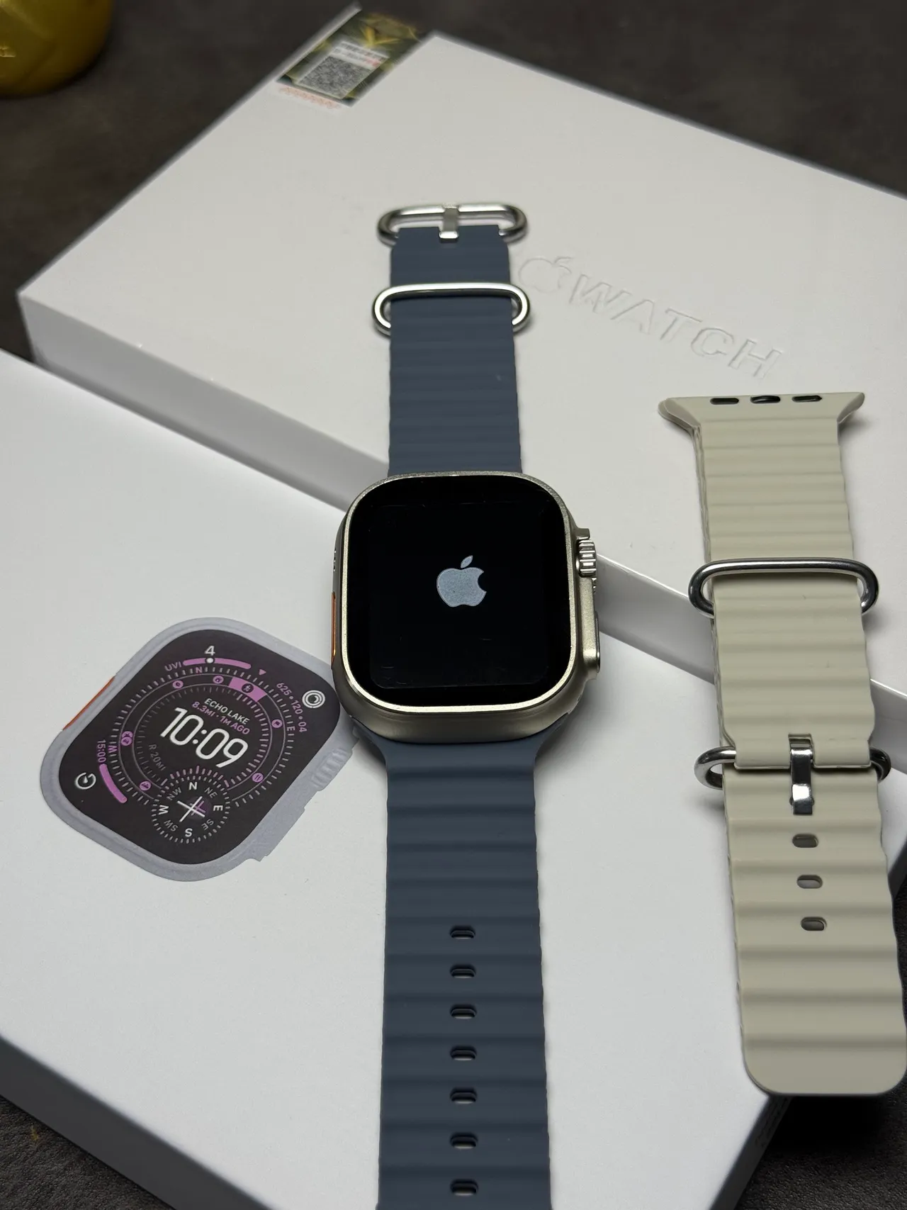Apple Watch Ultra Cinza Ardósia Sport Band Relógio Desportivo 2