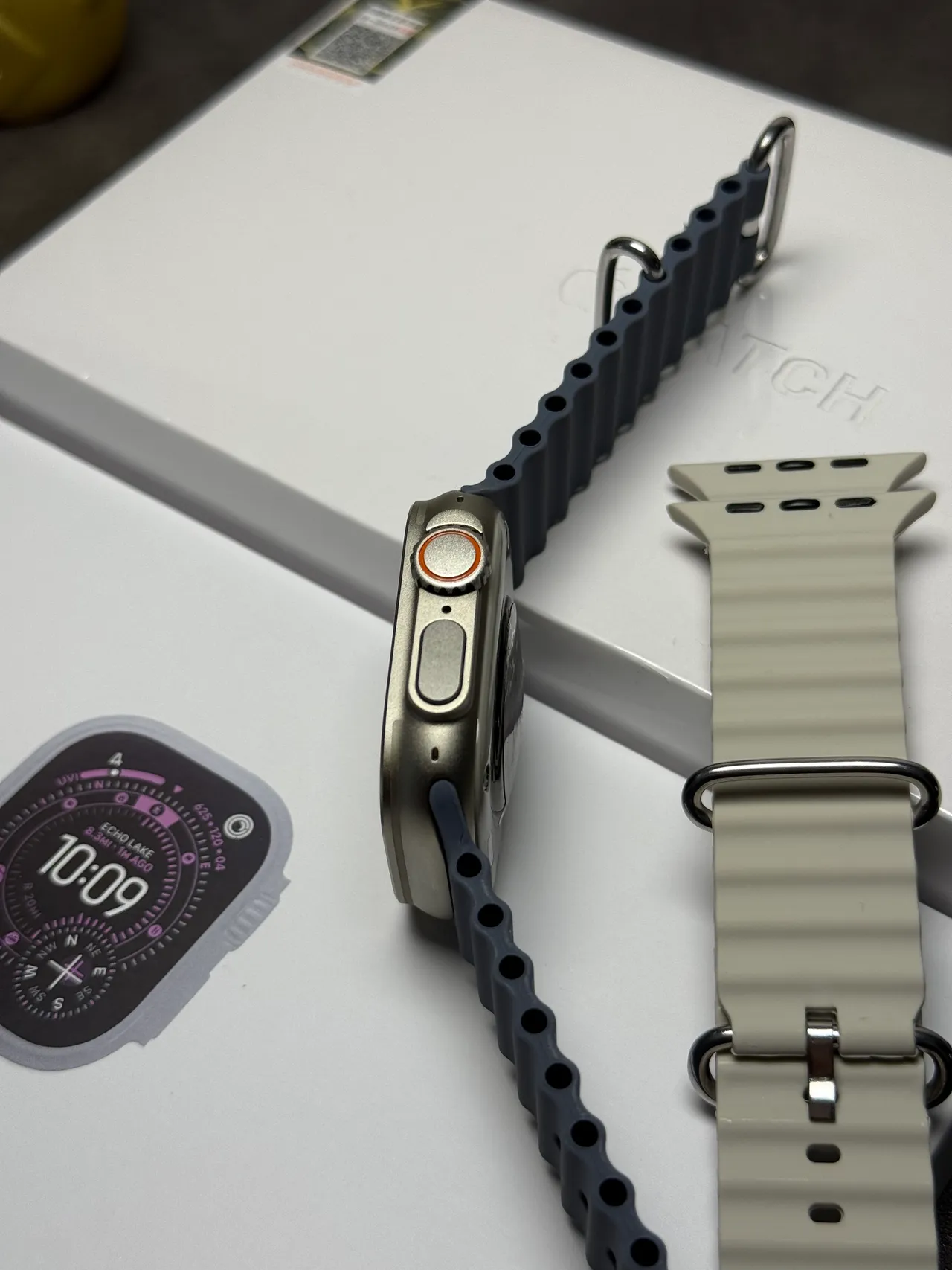 Apple Watch Ultra Cinza Ardósia Sport Band Relógio Desportivo 7
