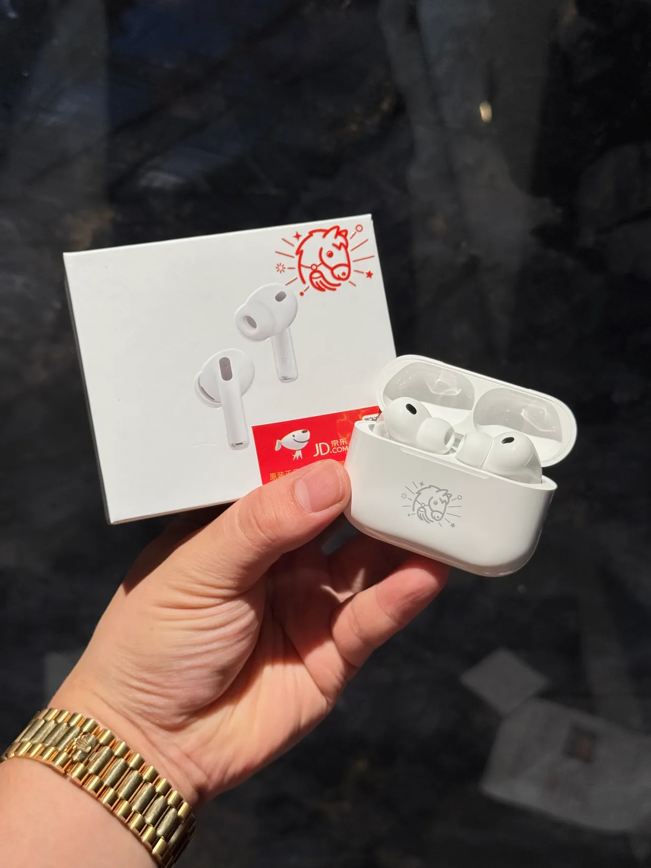 Apple blanc sans tige finition mate TWS écouteurs 3