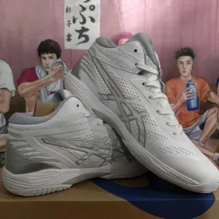 ASICS Gel-Basketball सादा रूपाली उच्च-टॉप बास्केटबॉल जुतो