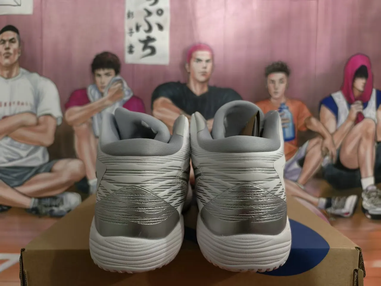 ASICS Gel-Basketball White Silver High-Top Basketball Shoes 2