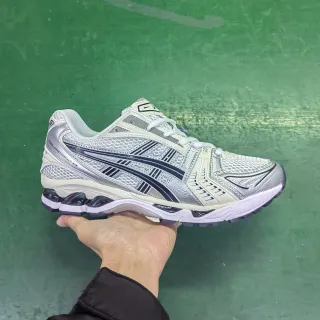 ASICS Gel-Kayano Silver Metallic Navy रनिंग जूते