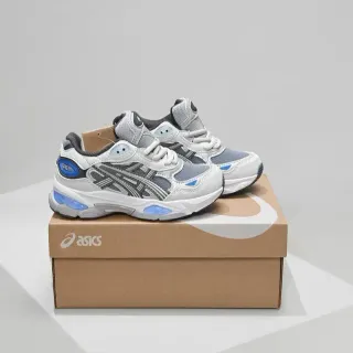 ASICS White Blue Midsole Mesh And Synthetic Overlay Chunky Sneakers