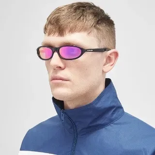 Balenciaga काला भूरा ओवल फ्रेम मैट एसिटेट सनग्लासेस 8