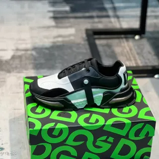 Balenciaga काला सफेद प्लेटफॉर्म सोल लेयर्ड अपर चंकी स्नीकर