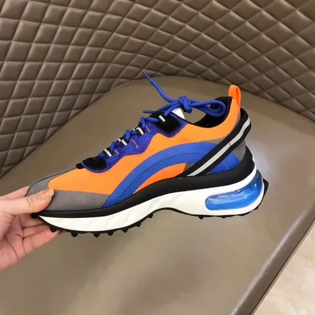 Balenciaga Runner Orange Blue Gray Chunky Sneakers 3