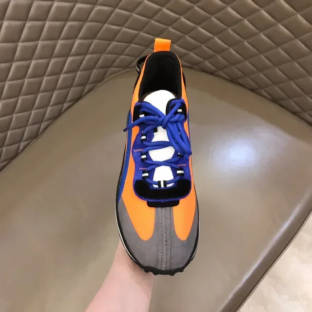 Balenciaga Runner Orange Blue Gray Chunky Sneakers 4