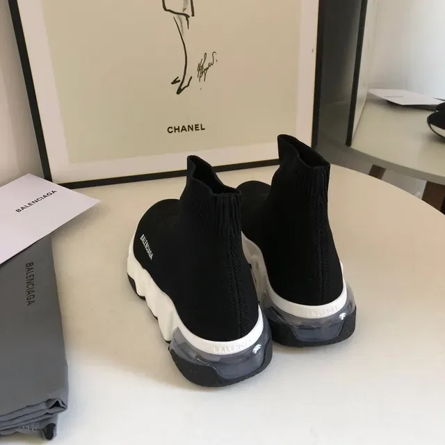 Balenciaga Speed Trainer sneakers lifestyle noir et blanc 2