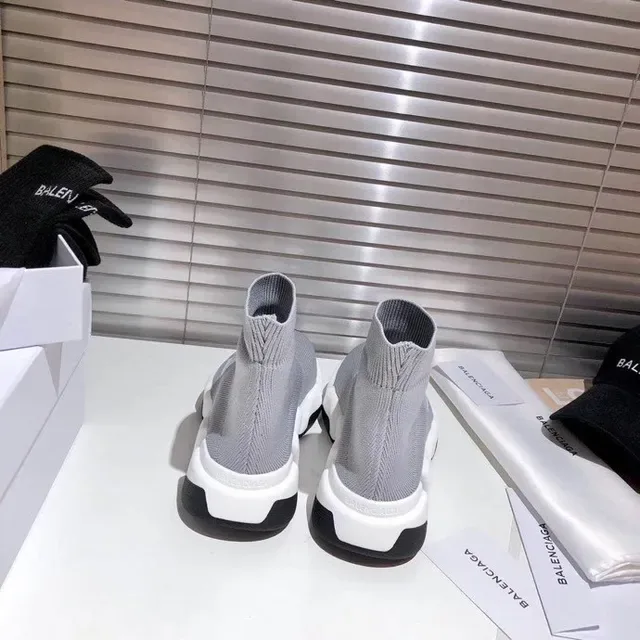 Balenciaga Speed Trainer حذاء رياضي lifestyle رمادي مناسب للجوارب 6