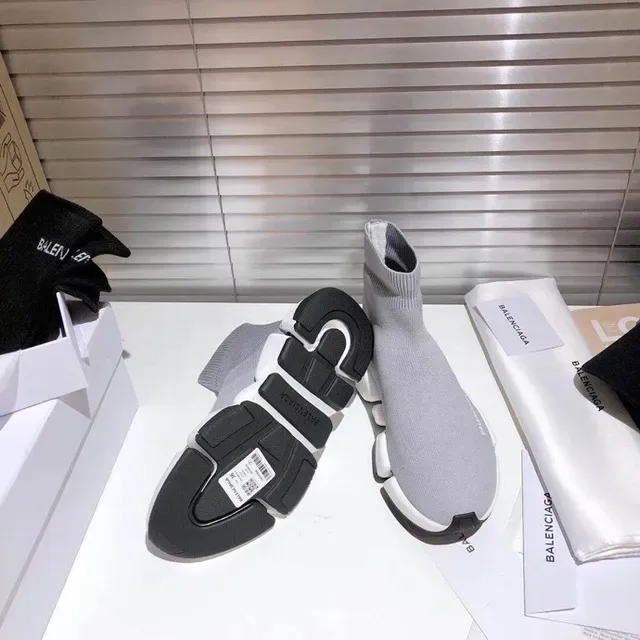 Balenciaga Speed Trainer حذاء رياضي lifestyle رمادي مناسب للجوارب 9