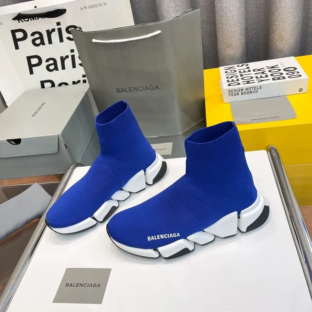Balenciaga Speed Trainer Royal Blue Sock-Fit لايف ستايل سنيكرز 5