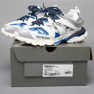 Balenciaga Track Sneaker White Blue Chunky Sneakers