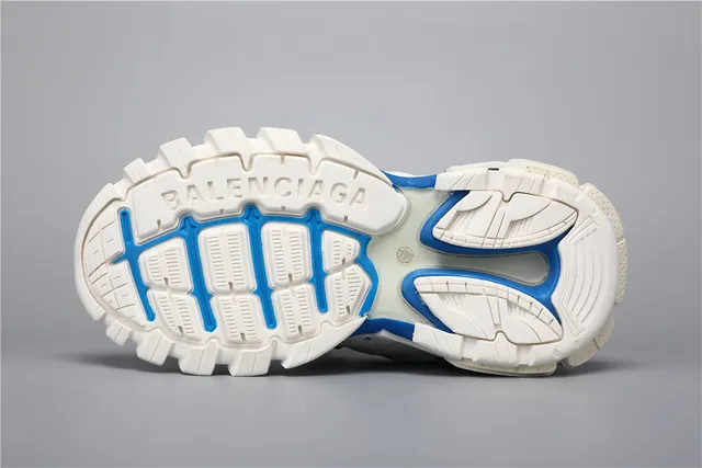 Balenciaga Track Sneaker White Blue Chunky Sneakers 6