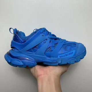 Balenciaga Track Trainer Zapatillas Chunky Azul Monocromático