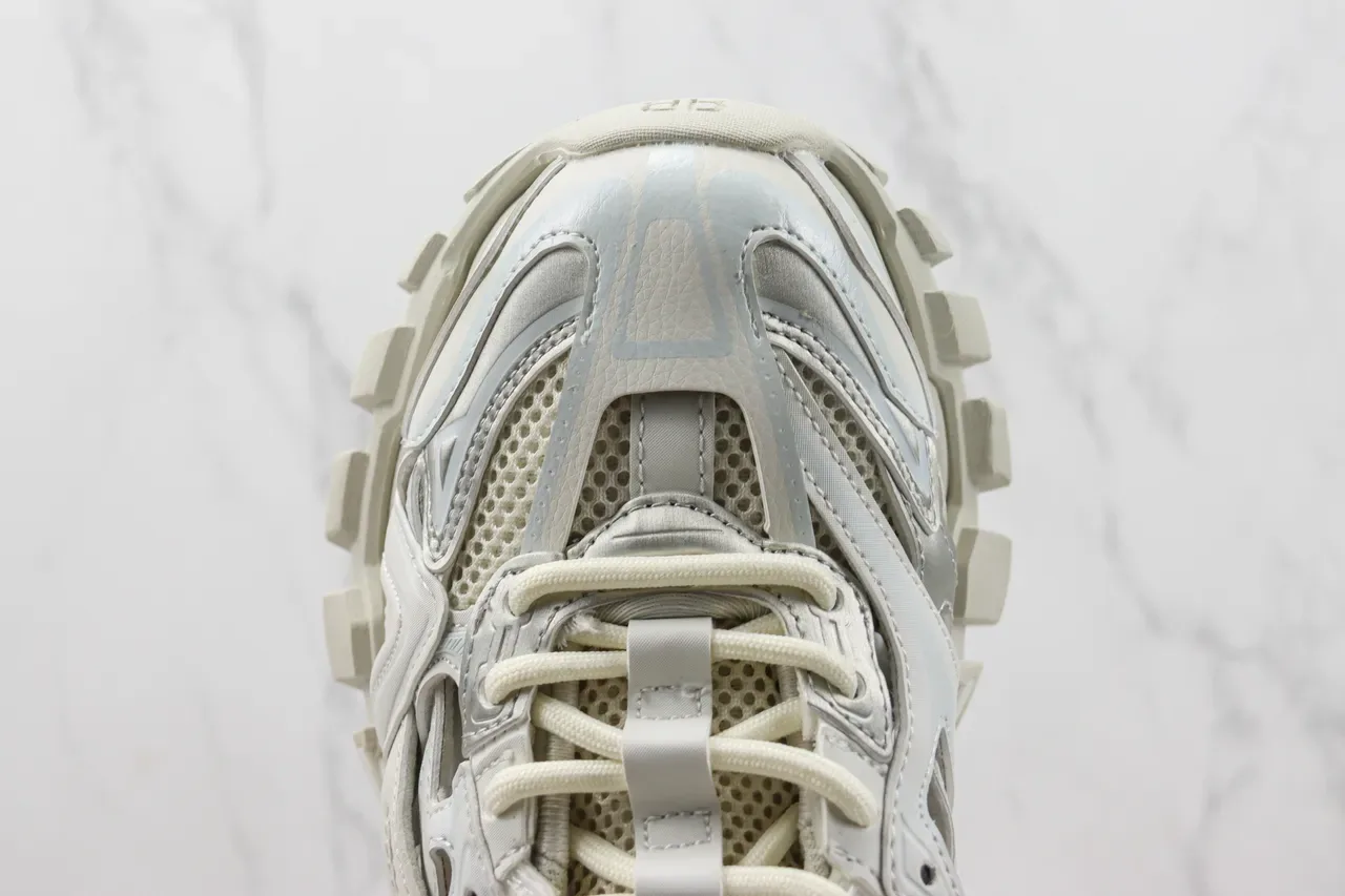 بالنسياغا Track Trainer أوف وايت حذاء رياضي سميك 6