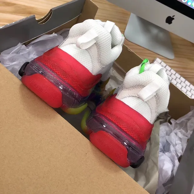 Balenciaga Triple S Rainbow Gradient Chunky Sneakers 2