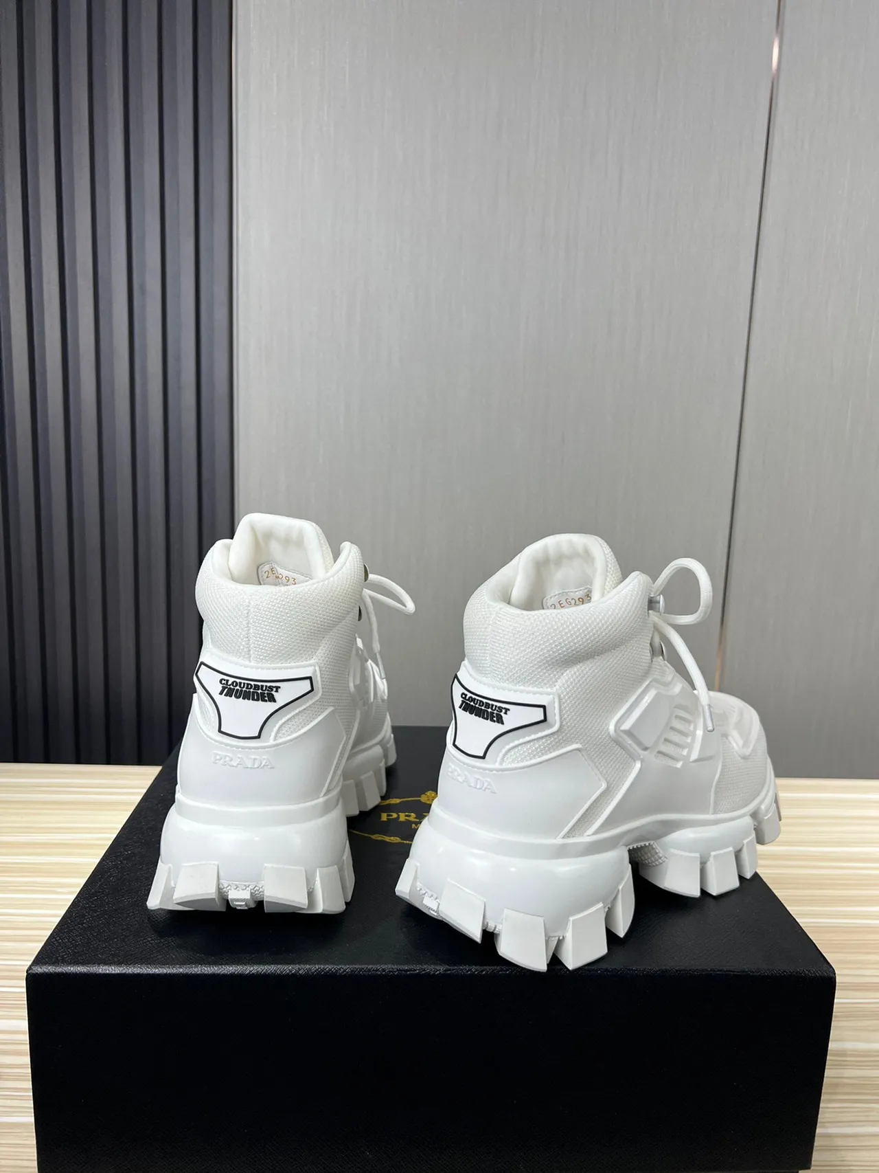Balenciaga White High-Top Sole Chunky Sneakers 6