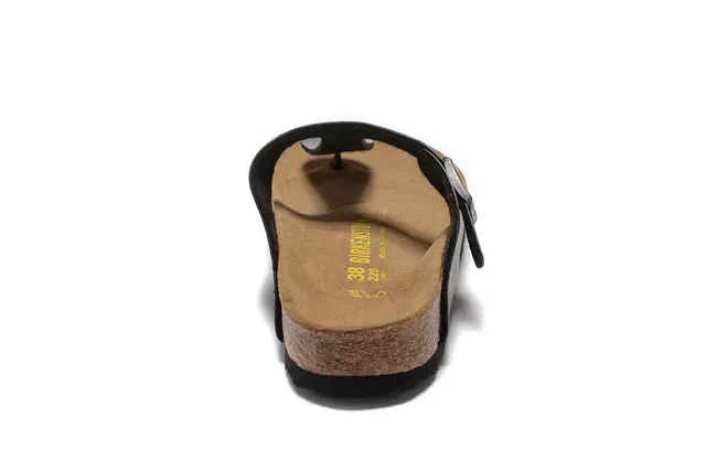 Birkenstock Arizona Black Leather Casual Sandals 5