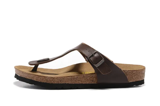 Birkenstock Arizona Sandales Casual en Cuir Brun 2