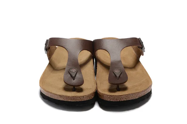 Birkenstock Arizona Sandales Casual en Cuir Brun 3
