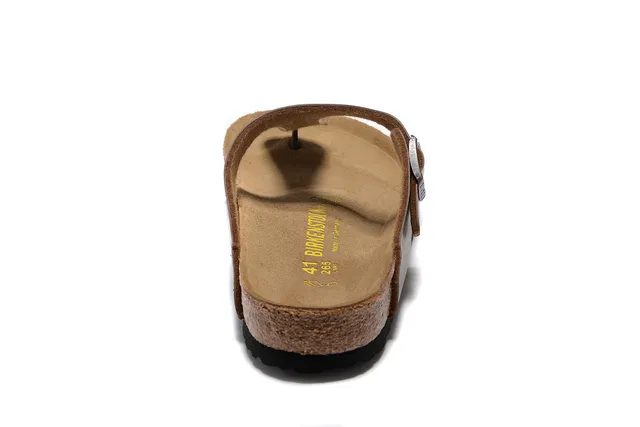 Birkenstock Arizona Sandales Casual en Cuir Brun 5