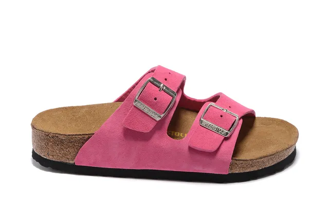 Birkenstock Arizona Sandalias Casual de Ante Rosa 3