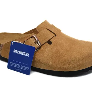 Birkenstock Arizona Tan Suede Clog