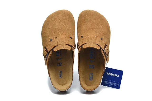 Birkenstock Arizona chinelo de camurça tan 2