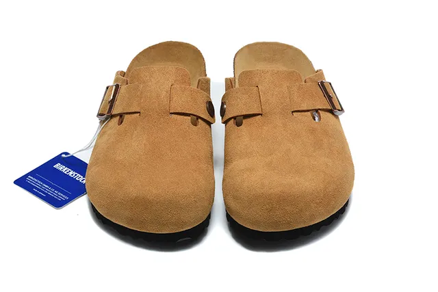 Birkenstock Arizona chinelo de camurça tan 4