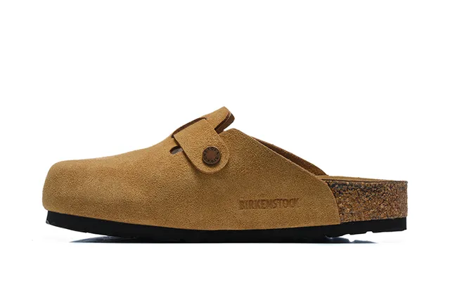 Birkenstock Arizona chinelo de camurça tan 5