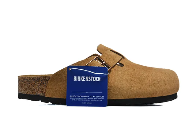 Birkenstock Arizona chinelo de camurça tan 6