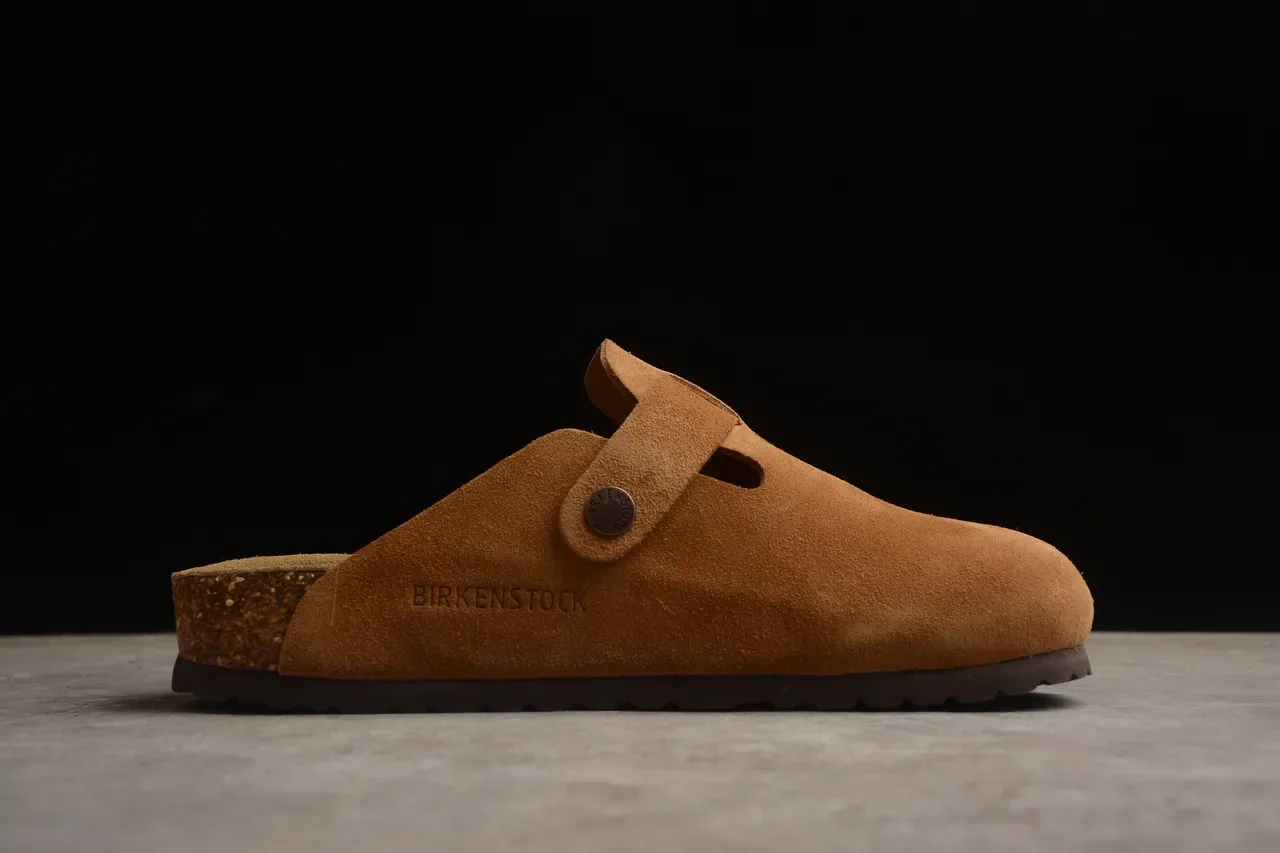 Birkenstock Arizona زلابية من السويد بلون بني 12