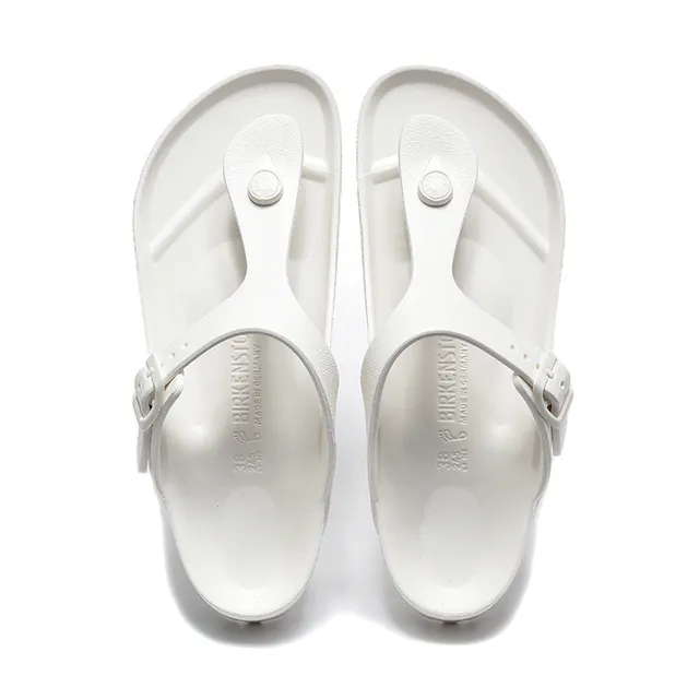 Birkenstock Arizona सफेद कैजुअल सैंडल्स 5