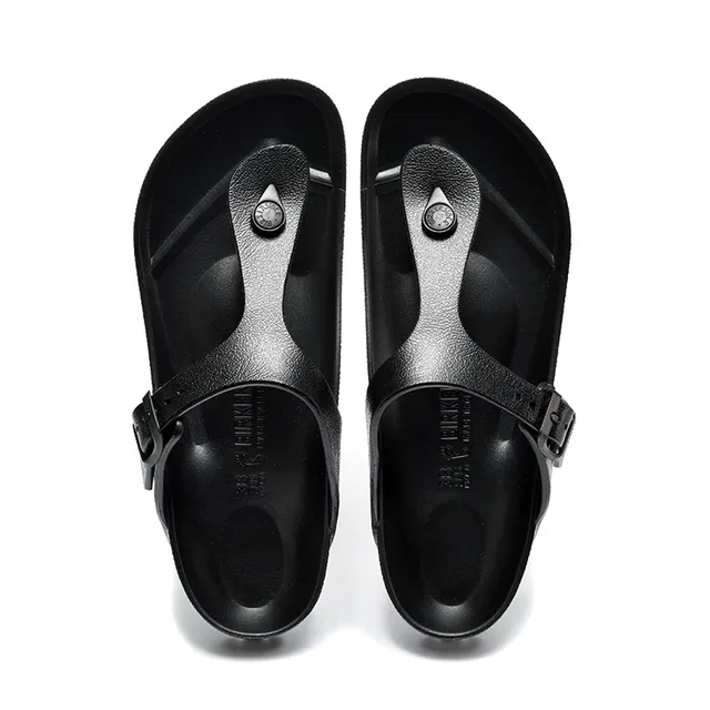 Birkenstock Mayari Negro T-Strap Thong Correa Ajustable con Hebilla Sandalias 2