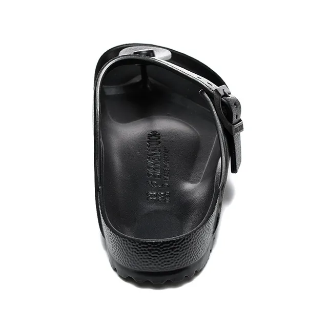 Birkenstock Mayari Negro T-Strap Thong Correa Ajustable con Hebilla Sandalias 3