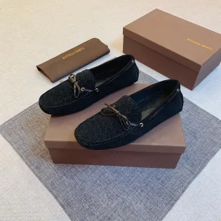 Bottega Veneta Andiamo বোনা সুয়েড লাউফার