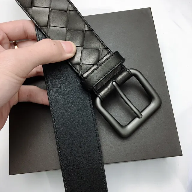 Bottega Veneta Cassette Preto Intrecciato Cinto de couro 8