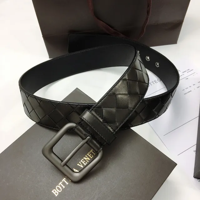 Bottega Veneta Cassette Preto Intrecciato Cinto de couro 9
