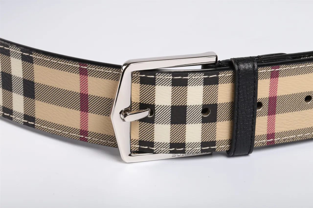 Burberry House Check Reversible Leather Belt 7