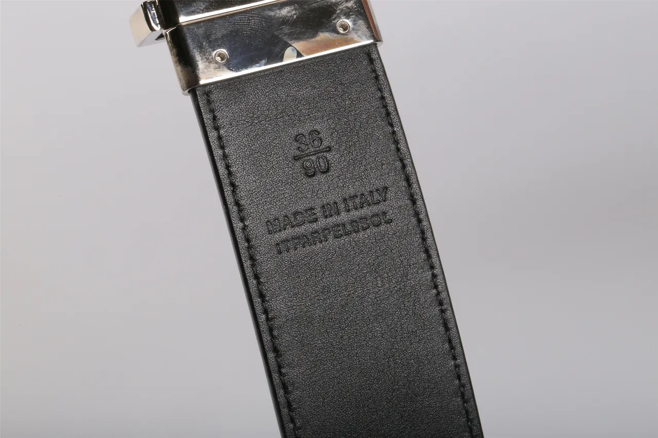Burberry Knight Reversible Check Leather Belt 5