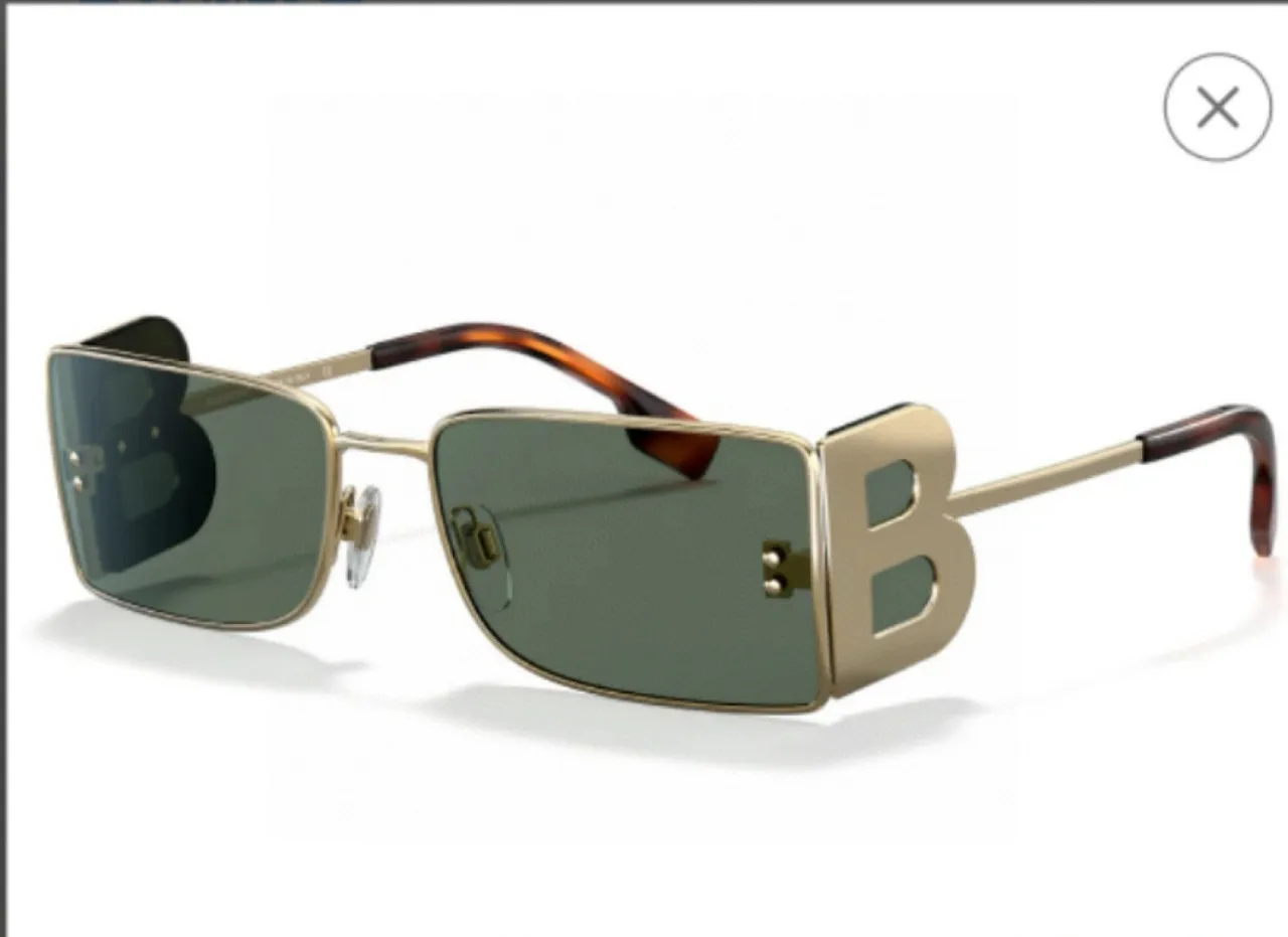 Burberry Monogram B-Logo Rose Tinted Sunglasses 5