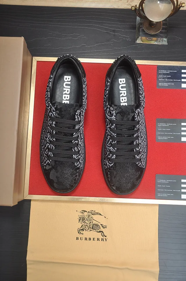 Burberry Monogram-Print Low-Top Lifestyle Sneakers 2