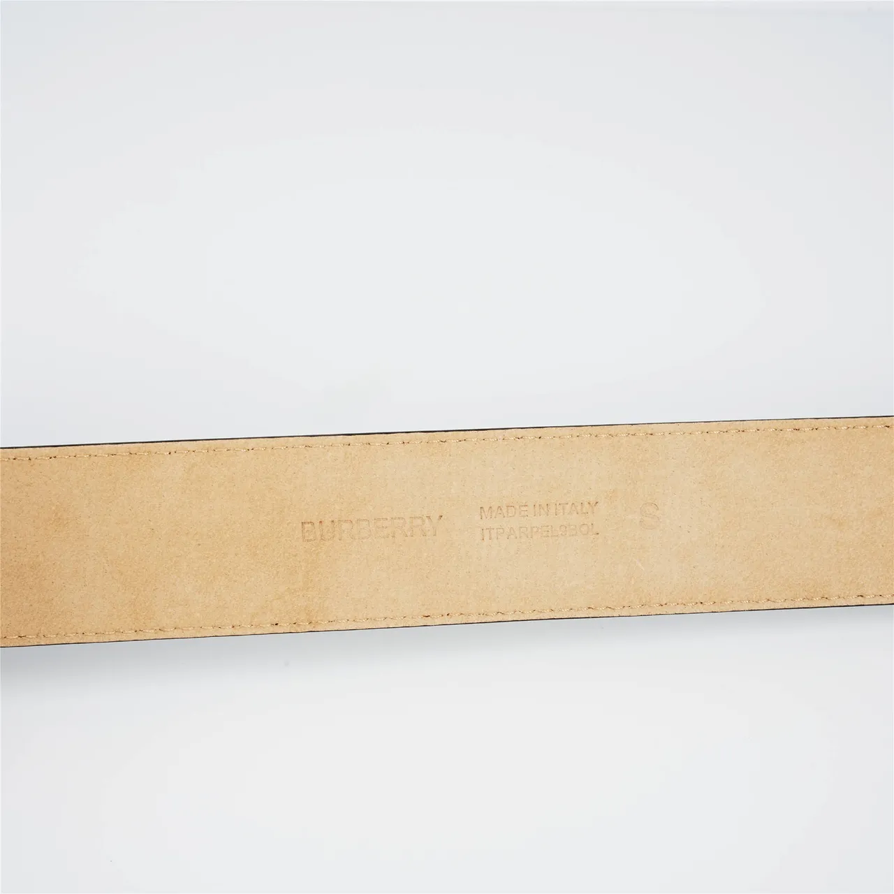 Burberry TB Monogram Belt Ceinture Noir Cuir 7
