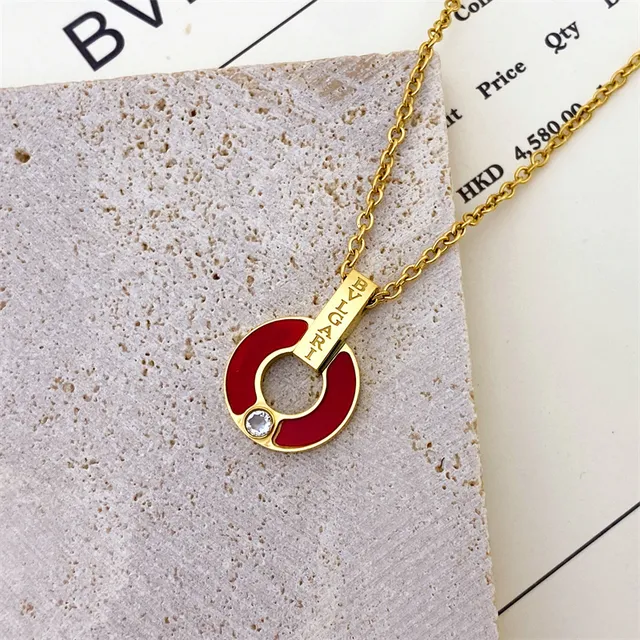 Bvlgari B.zero1 Malachite Enamel and Diamond Pendant Necklace 3